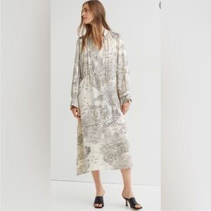 H&M Drawstring Oversized Shirt dress